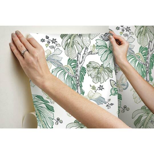 RoomMates Boho Palm Peel & Stick Wallpaper